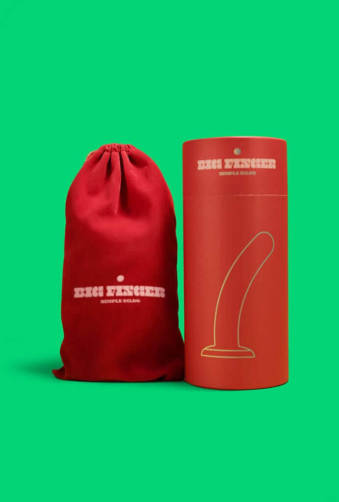 Dildo Embalagem - Big Finger Simple Dildo - pantynova | Sex Shop Produtos Eróticos Online