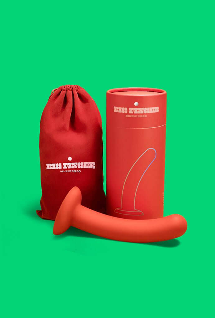 Dildo Com Embalagem - Big Finger Simple Dildo - pantynova | Sex Shop Produtos Eróticos Online